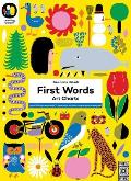 Art Charts First Words Learn 100 First Words with 12 Decorative Prints to Hang on Your Nursery Wall