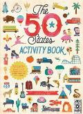 50 States Activity Book With More Than 20 Activities Games & an Oversized Fold Out Poster Map with 50 Stickers
