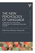 The New Psychology of Language, Volume I: Cognitive and Functional Approaches to Language Structure