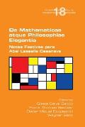 De Mathematicae atque Philosophiae Elegantia. Notas Festivas para Abel Lassalle Casanave