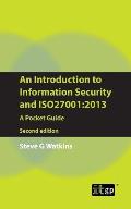 An Introduction to Information Security and ISO27001: 2013: A Pocket Guide