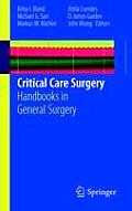 Critical Care Surgery