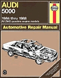 Audi 5000 Repair Manual 1984 1988 All Models