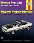 Honda Prelude Repair Manual 1979 1989