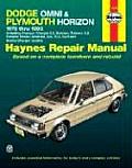 Dodge Omni & Plymouth Horizon Repair Manual 1978 1990
