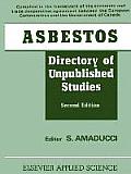 Asbestos: Directory of Unpublished Studies