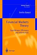 Financial Markets Theory Equilibrium Efficiency & Information
