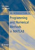 An Introduction to Programming and Numerical Methods in MATLAB