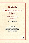 British Parliamentary Lists, 1660-1880: A Register