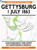 Gettysburg 1 July 1863 Confederate The A