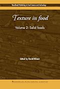 Texture in Food: Solid Foods