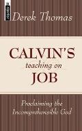 Calvin's Teaching on Job: Proclaiming the Incomprehensible God