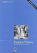 Fashion Theory Volume 2 Issue 4 The Journal of Dress Body & Culture Special Issue on Methodology