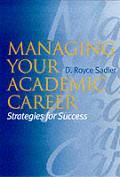 Managing Your Academic Career Strategies