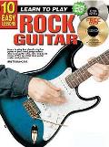 10 Easy Lessons Rock Guitar Book CD Teach Yourself