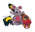 Jolly Phonics Puppets: Set of All 3
