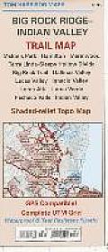 Big Rock Ridge-Indian Valley Trail Map: McInnis Park-Hamilton-Marinwood-Terra Linda-Sleepy Hollow Divide-Big Rock Trail- Gallinas Valley-Lucas Valley-