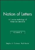 Nation of Letters: A Concise Anthology of American Literature