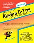 Exambusters Algebra 2 Trig Study Cards A Whole Course in a Box