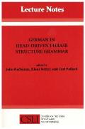German in Head-Driven Phrase Structure Grammar