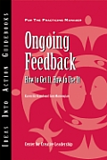 Ongoing Feedback How To Get It How To Use It