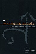 Managing People: A Guide for Department Chairs and Deans