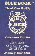 Kelley Blue Book Used Car Guide 2002