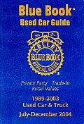 Kelley Blue Book July Dec 2004 Consumer