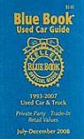Kelley Blue Book Used Car Guide July December 2008 Consumer Edition 1993 2007 Models