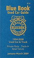 Kelley Blue Book Used Car Guide 1994 2008 Models Consumer Edition January March 2009