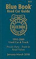 Kelley Blue Book Used Car Guide January March 2010
