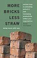 More Bricks Less Straw: Ancient Keys to Unlocking Potential and Increasing Productivity Within Your Organization