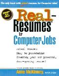 Real Resumes For Computer Jobs