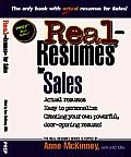Real Resumes For Sales