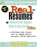 Real Resumes For Administrative Support