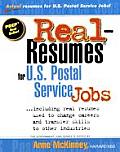 Real Resumes For Us Postal Service Jobs