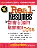 Real Resumes For Safety & Quality Assura
