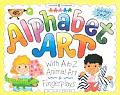 Alphabet Art With A to Z Animal Art & Fingerplays With Traceable Letters