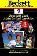 Baseball Card Alphabetical Checklist 9