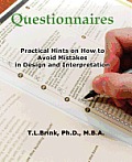 Questionnaires: Practical Hints on How to Avoid Mistakes in Design and Interpretation