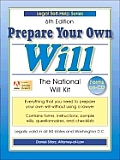 Prepare Your Own Will The National Will Kit With CDROM