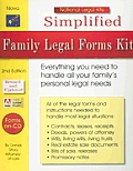 Simplified Family Legal Forms Kit 2nd Edition
