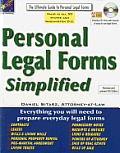 Personal Legal Forms Simplified: The Ultimate Guide to Personal Legal Forms [With CDROM] (Personal Legal Forms Simplified)