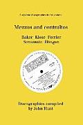 Mezzo and Contraltos. 5 Discographies. Janet Baker, Margarete Klose, Kathleen Ferrier, Giulietta Simionato, Elisabeth H?ngen. [1998].