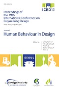 Proceedings of Iced13 Volume 7: Human Behaviour in Design