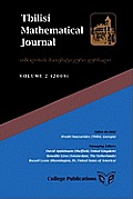 Tbilisi Mathematical Journal Volume 2 (2009)