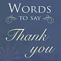 Words To Say Thank You