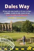 Dales Way: 38 Large-Scale Walking Maps & Guides to 33 Towns & Villages - Planning, Places to Stay, Places to Eat - Ilkley to Bown