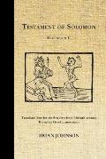 The Testament of Solomon: Recension C