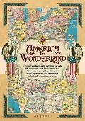 America the Wonderland Map 1941 A Pictorial Map of the United States